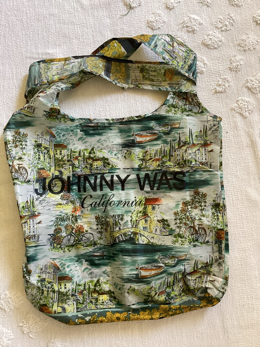 JOHNNY WAS Lightweight Nylon Tote Bag packable